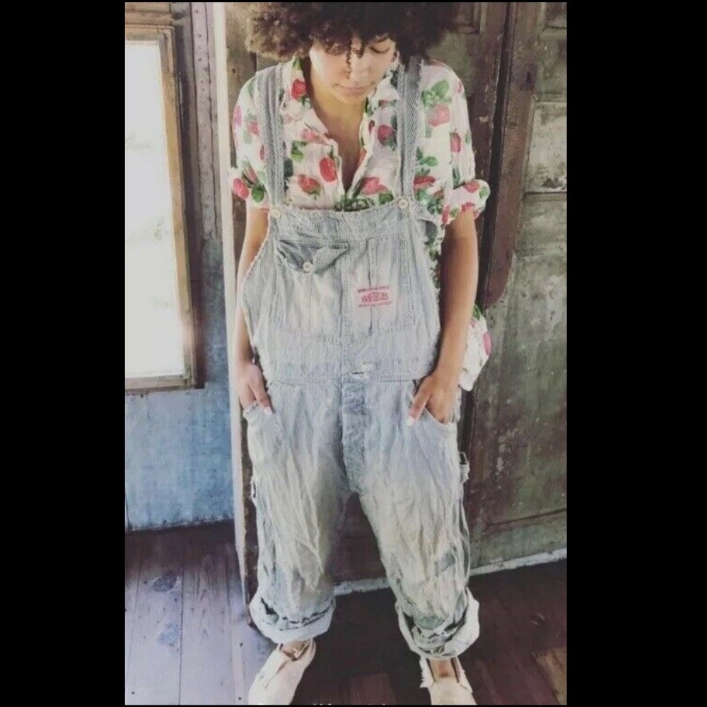 Magnolia Pearl Overalls Sanforized in Railroad 🌹